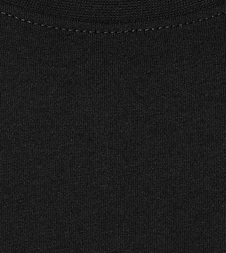 Solid T-Shirt with Crew Neck and Short Sleeves
