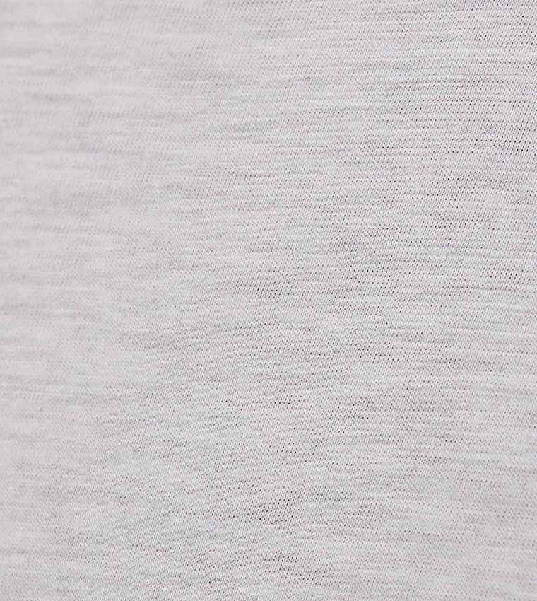 Solid T-Shirt with Crew Neck and Short Sleeves