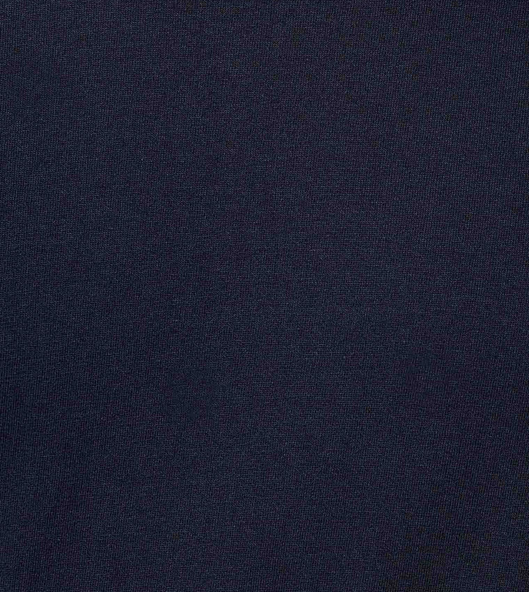 Solid T-Shirt with Crew Neck and Short Sleeves