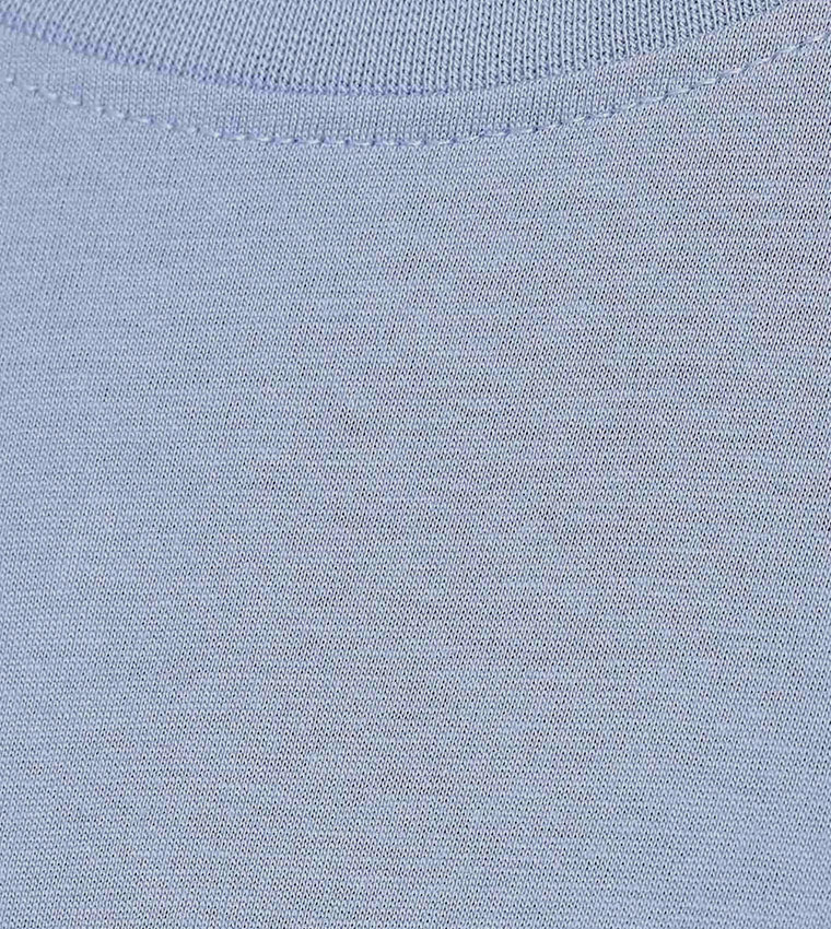 Solid T-Shirt with Crew Neck and Short Sleeves