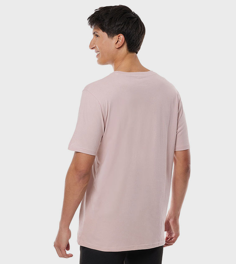 Solid T-Shirt with Crew Neck and Short Sleeves