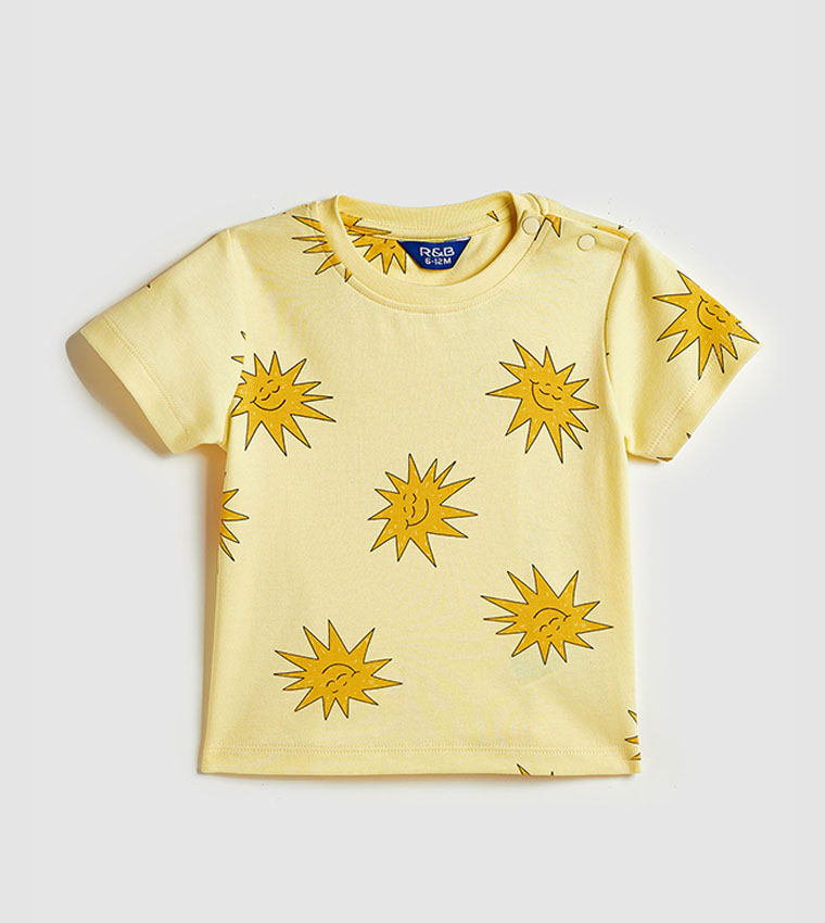 Printed T-Shirt and Shorts Set