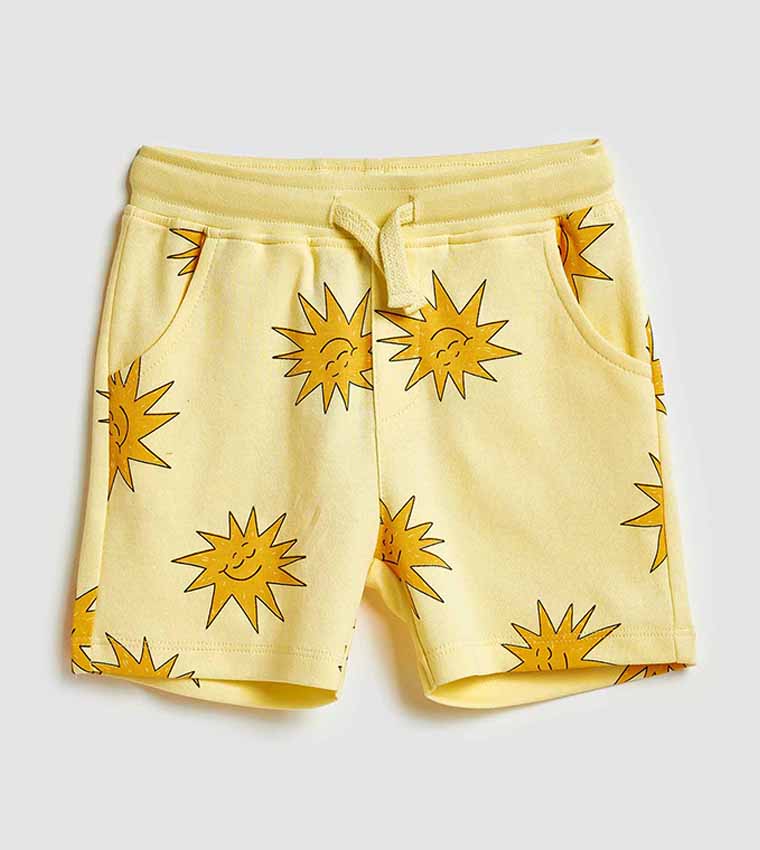 Printed T-Shirt and Shorts Set