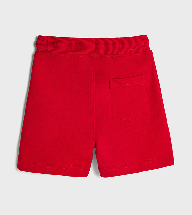 Printed Shorts with Drawstring Closure