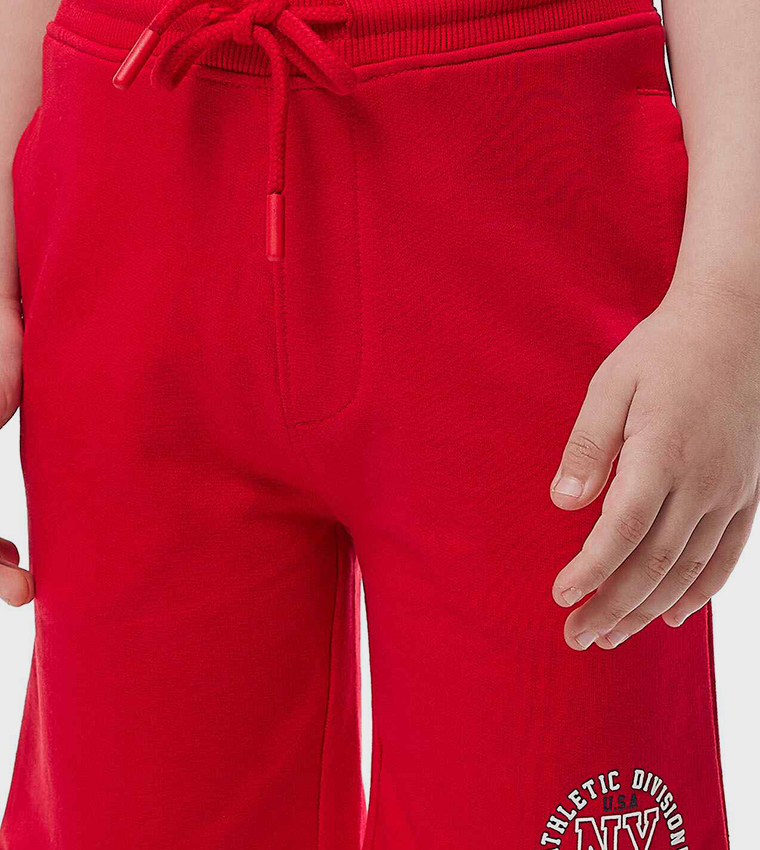 Printed Shorts with Drawstring Closure