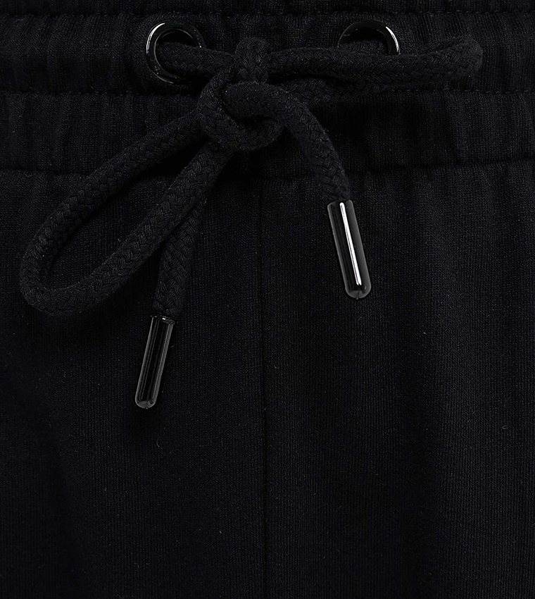 Solid Joggers with Drawstring Waist