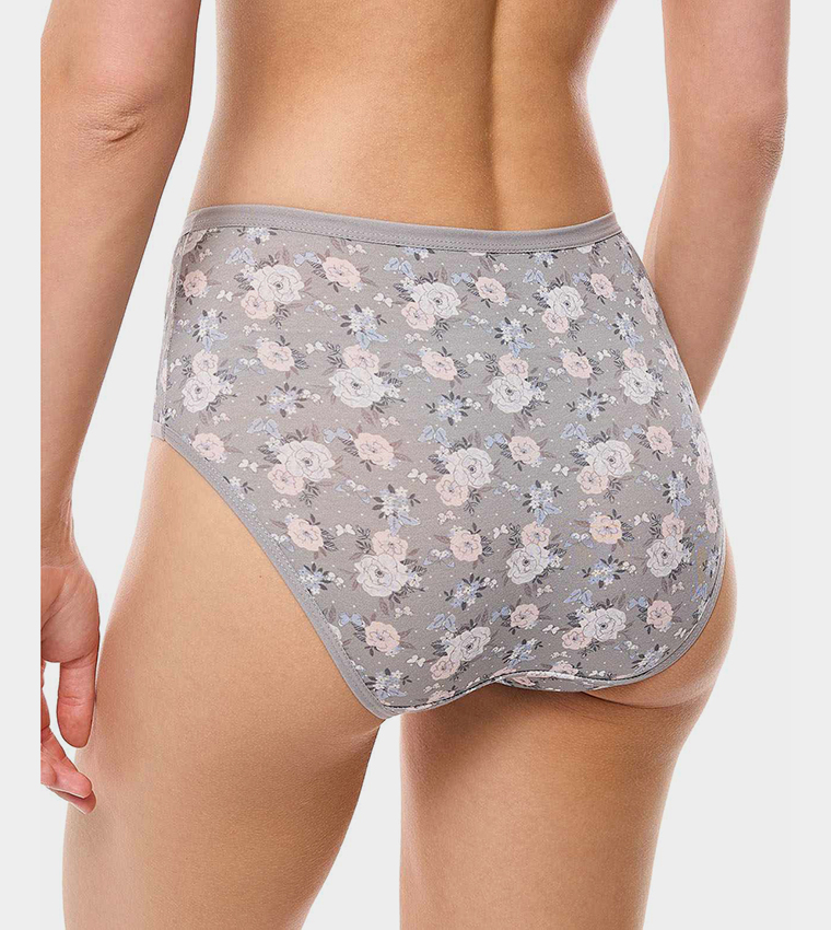 3 Pack Printed Hipster Briefs