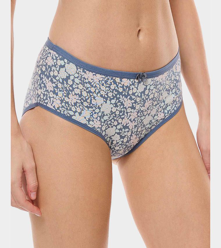 3 Pack Printed Hipster Briefs