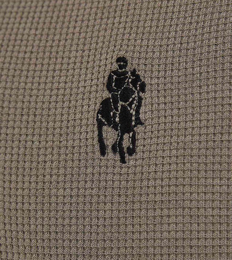 Logo Detail Polo T-Shirt with Short Sleeves