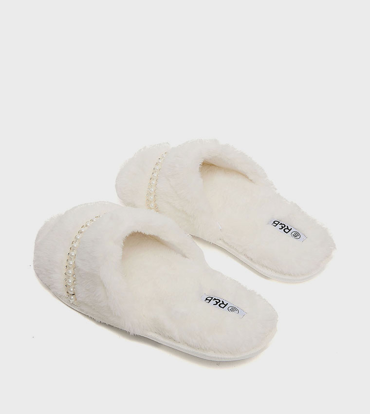 Furry Bedroom Slippers