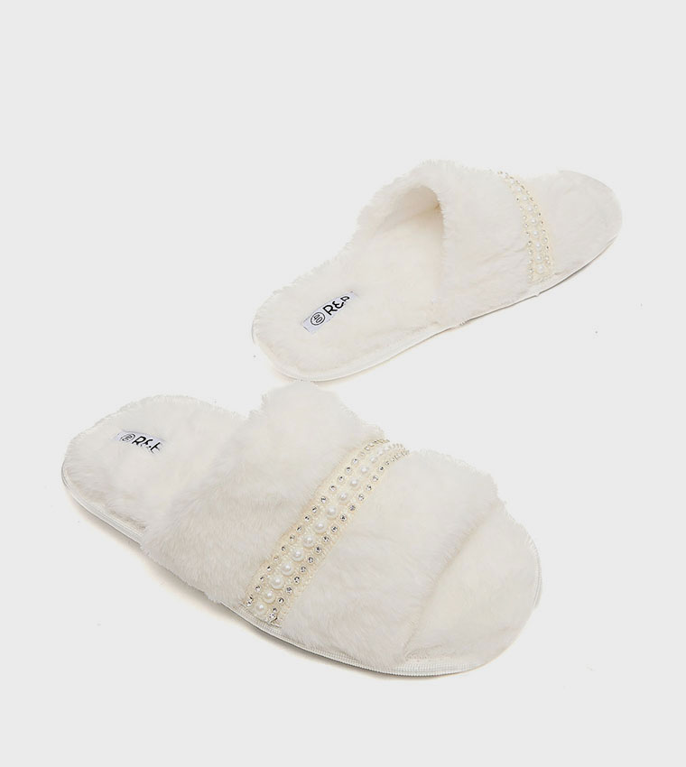 Furry Bedroom Slippers