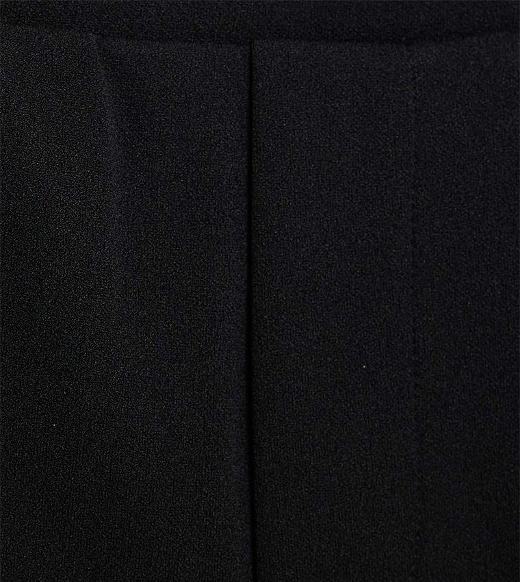 Solid Tapered Fit Pants with Elastic Waist