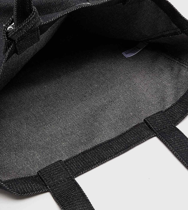 Printed Canvas Shoulder Bag