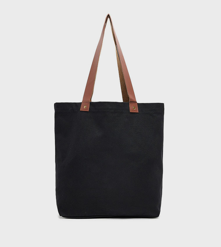 Printed Canvas Tote Bag