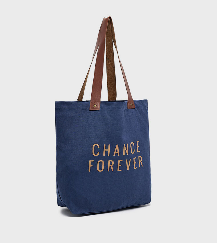 Printed Canvas Tote Bag