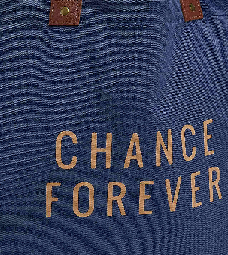 Printed Canvas Tote Bag