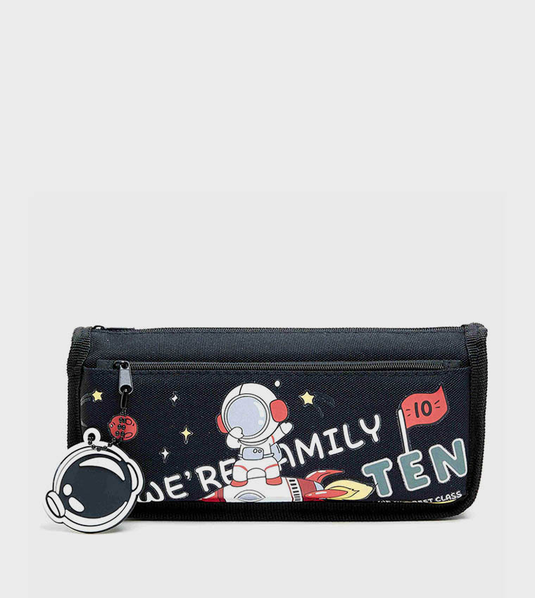Space Printed Pencil Pouch