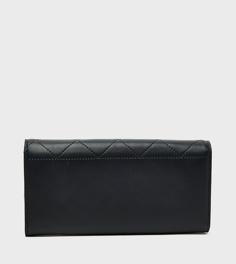 Stitch Detail Long Wallet