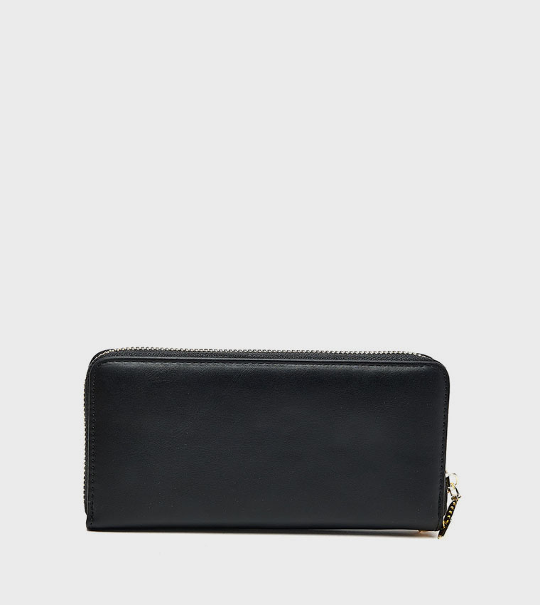 Metal Detail Long Wallet