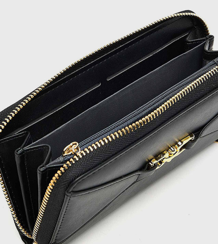Metal Detail Long Wallet