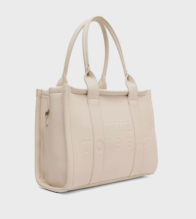 Handbag Rbt Buy R&B Debossed Shoulder Bag In Ivory | 6thstreet UAE
