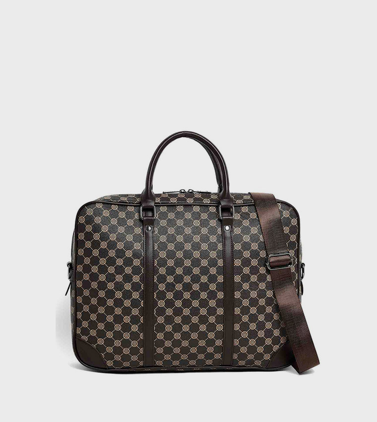 حقيبة لابتوب بنقشة