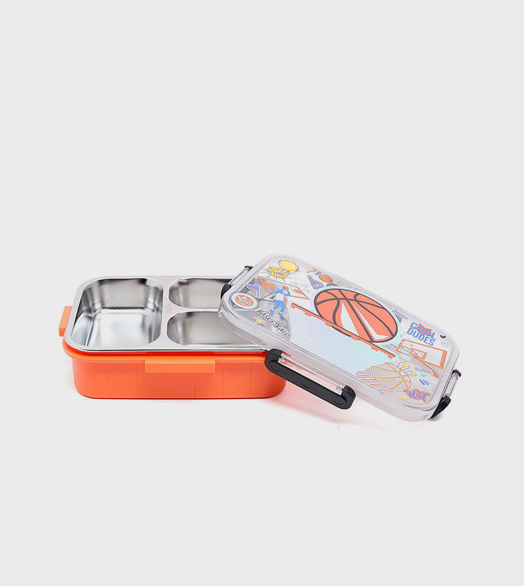 Stainless Steel Compartment Lunch Box, 800ml
