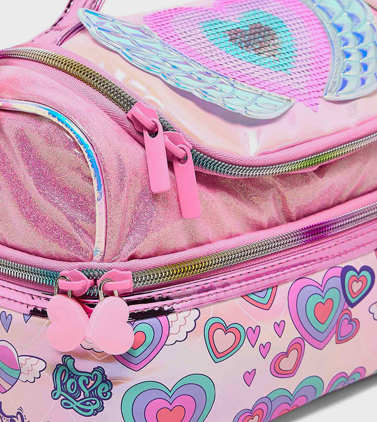 Appliqued Double Layer Lunch Bag