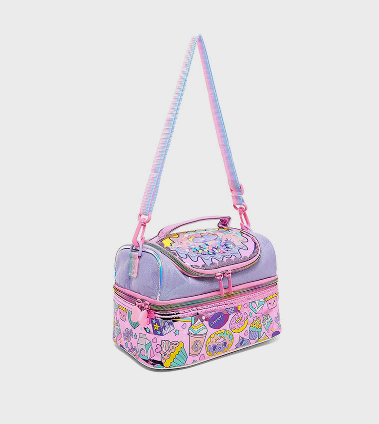 Appliqued Double Layer Lunch Bag