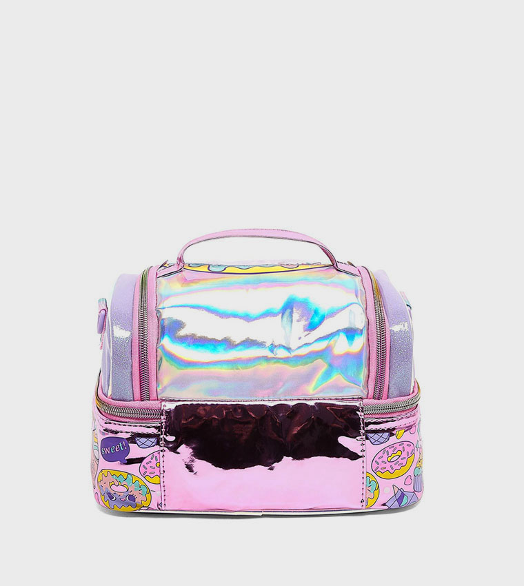 Appliqued Double Layer Lunch Bag