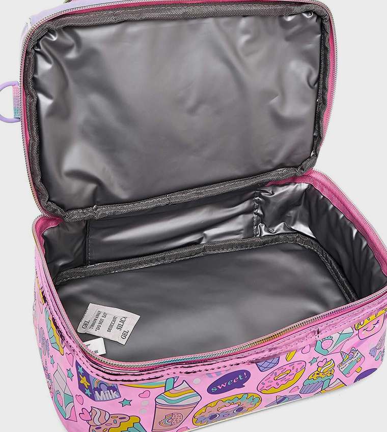 Appliqued Double Layer Lunch Bag