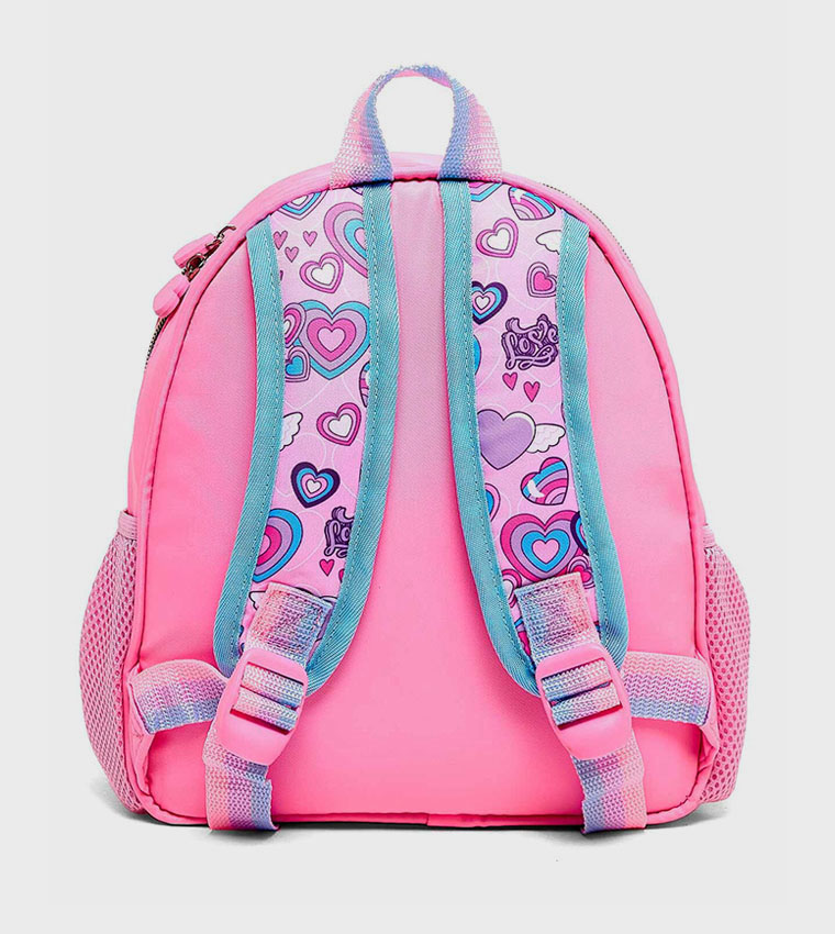 Appliqued Backpack with Pouches