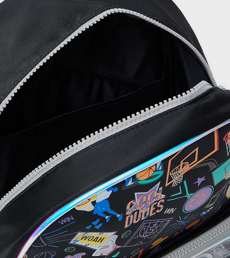 Appliqued Zip Around Backpack