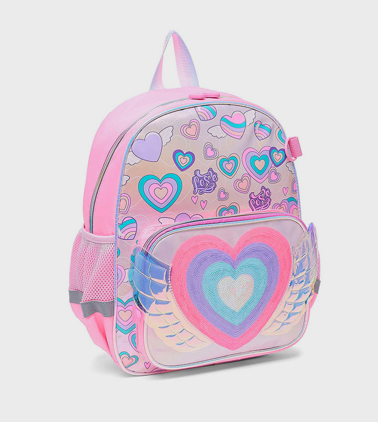 Appliqued Zip Around Backpack