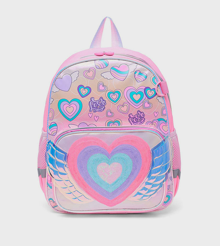 Appliqued Zip Around Backpack