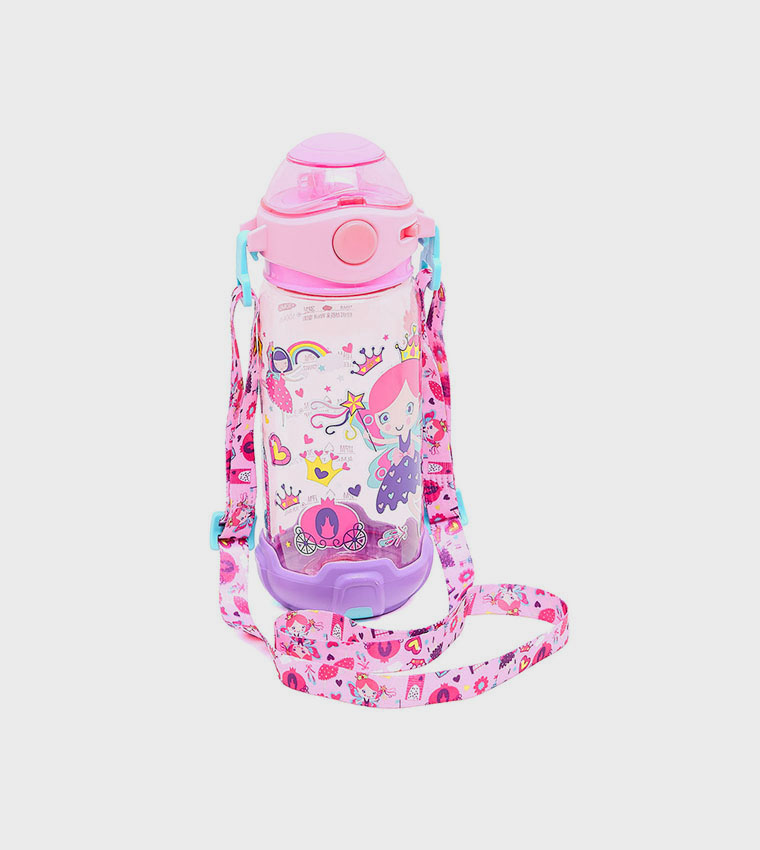 Printed Sipper Water Bottle, 650ml