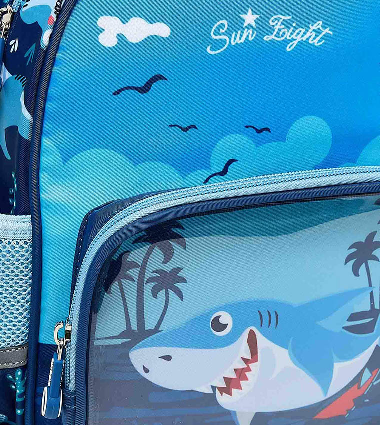 Printed Zip Around Backpack