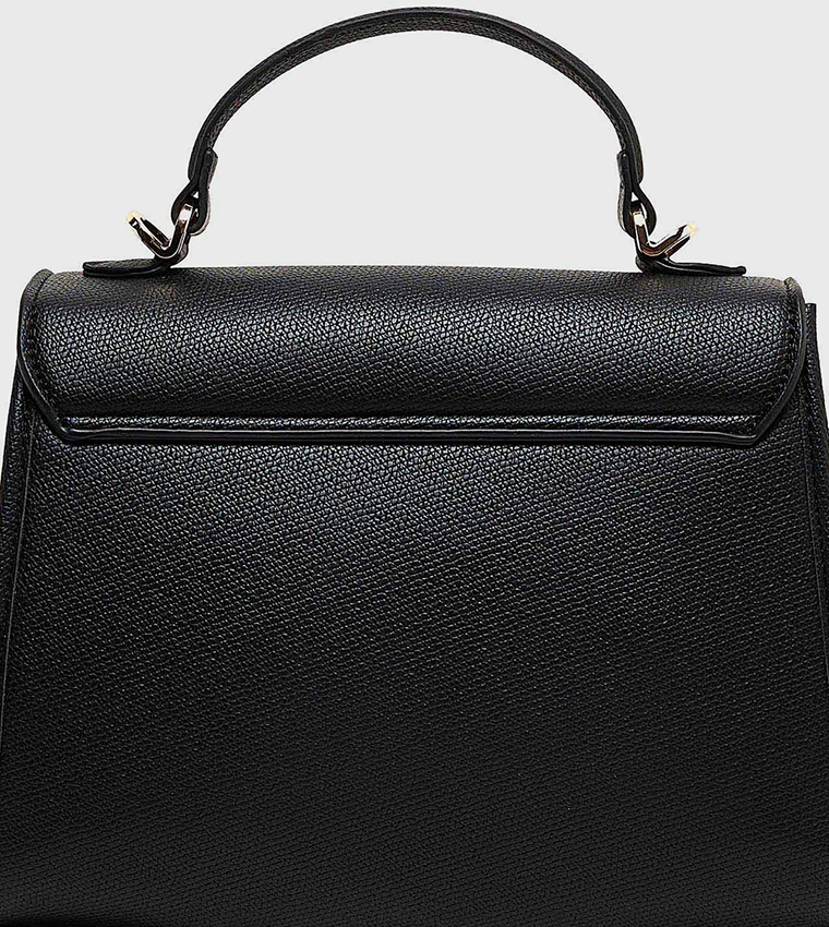 Textured Top Handle Bag