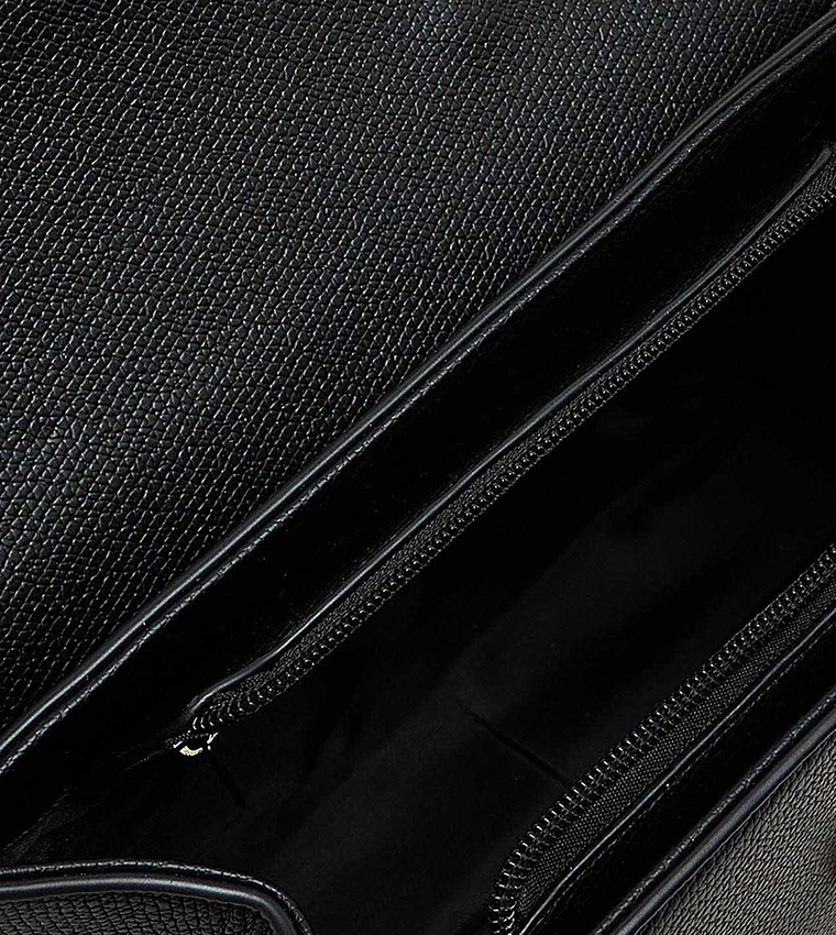 Textured Top Handle Bag