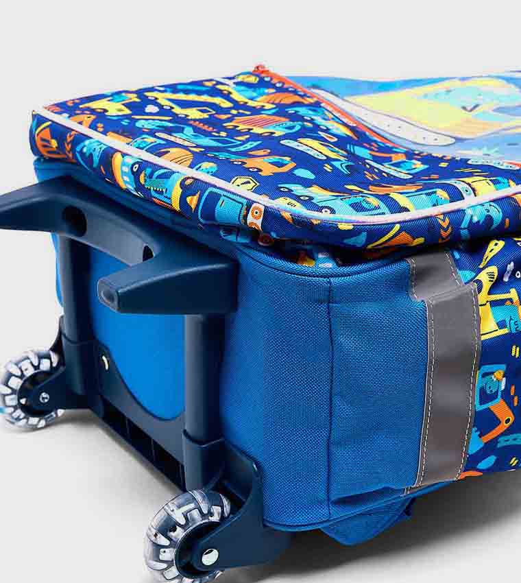 Appliqued Trolley Backpack