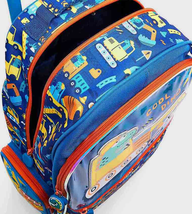 Appliqued Trolley Backpack