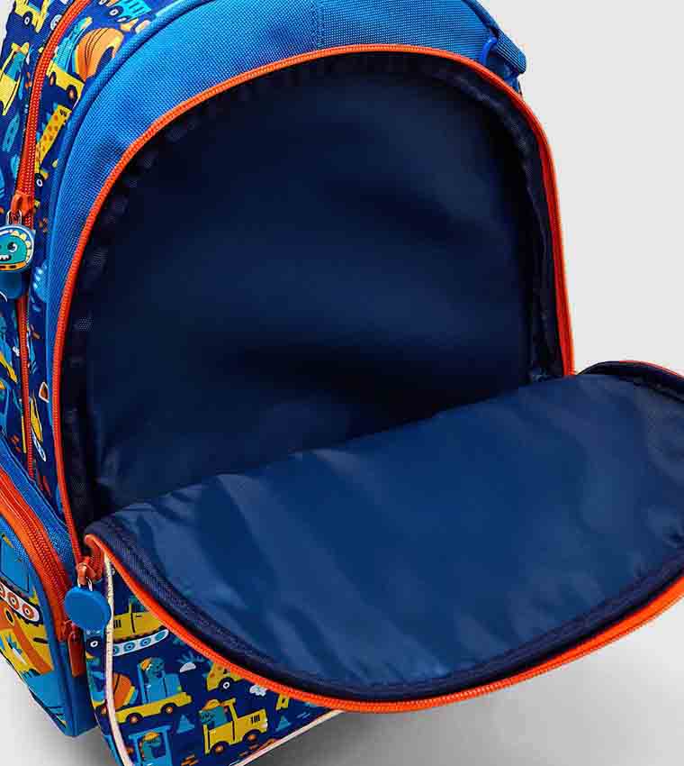 Appliqued Trolley Backpack