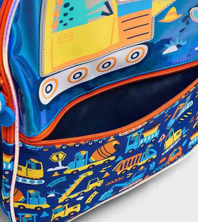Appliqued Trolley Backpack