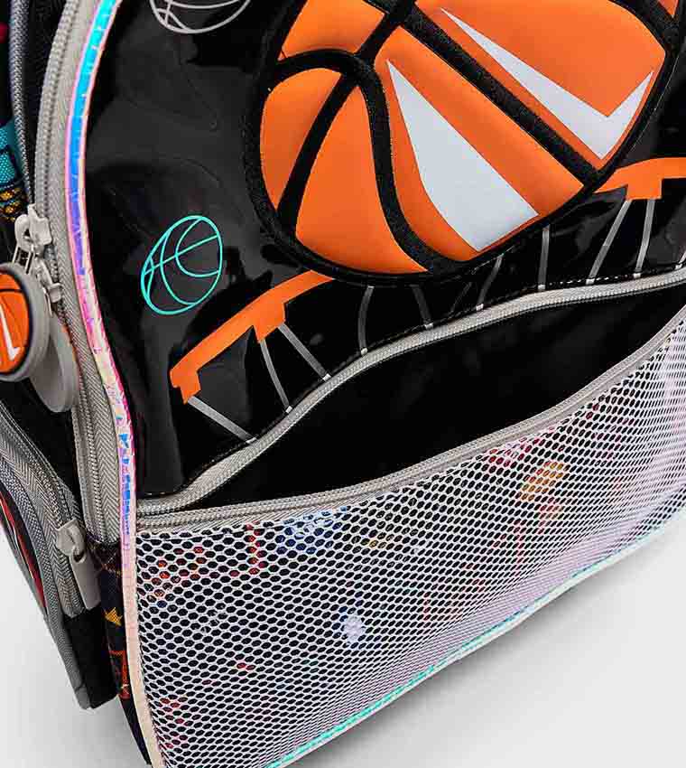 Appliqued Trolley Backpack
