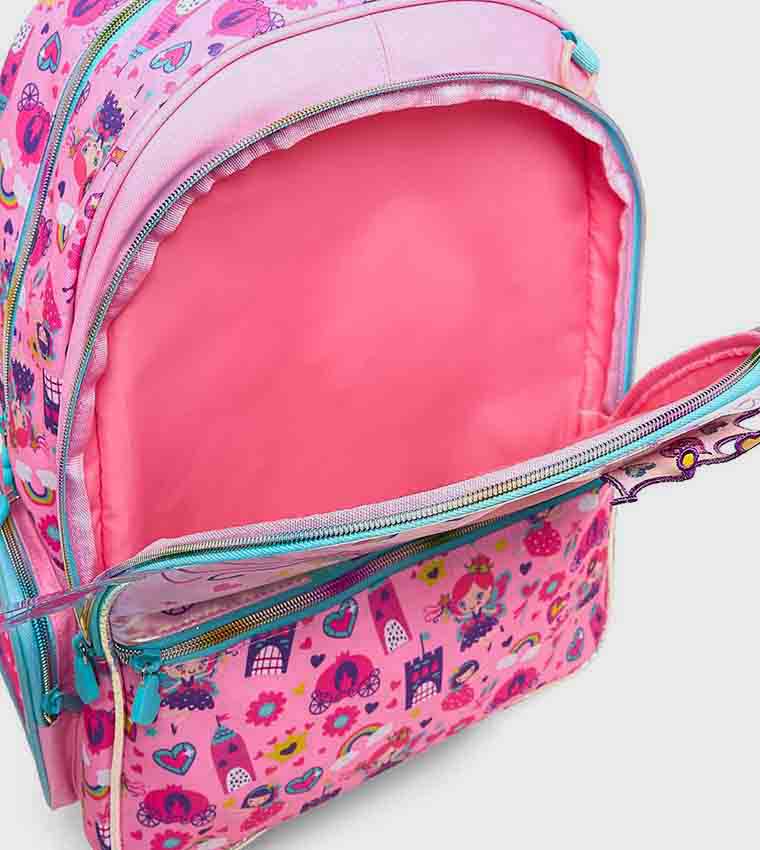 Appliqued Trolley Backpack