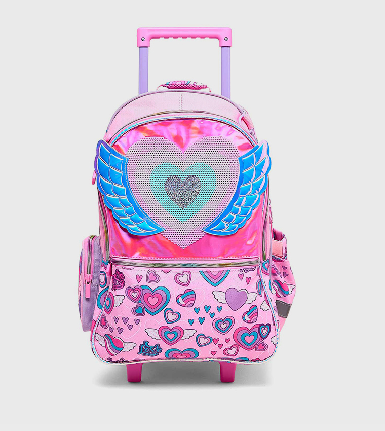 Printed Trolley Backpack