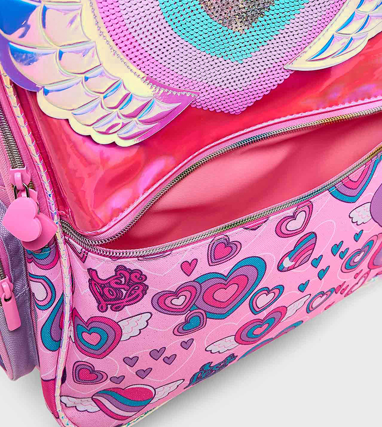 Printed Trolley Backpack