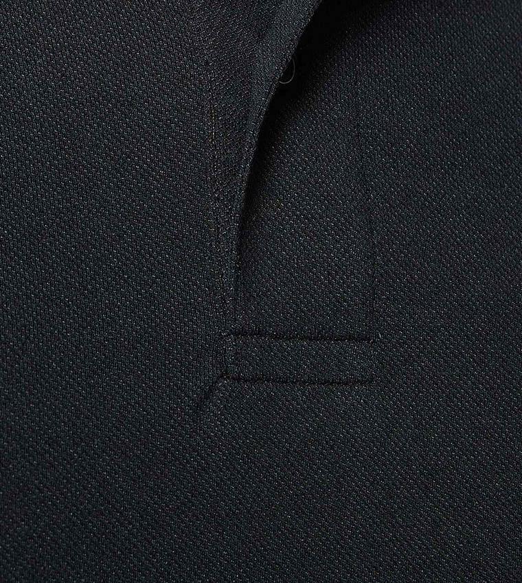 Tipping Detail Polo T-Shirt with Short Sleeves