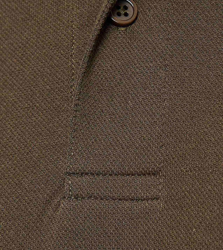 Tipping Detail Polo T-Shirt with Short Sleeves