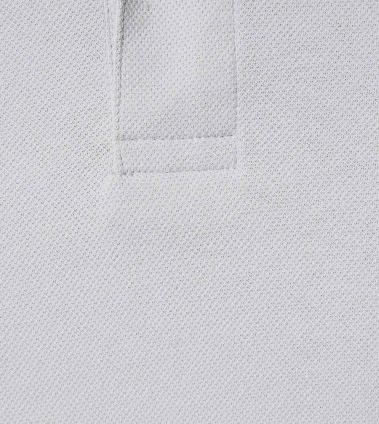 Tipping Detail Polo T-Shirt with Short Sleeves